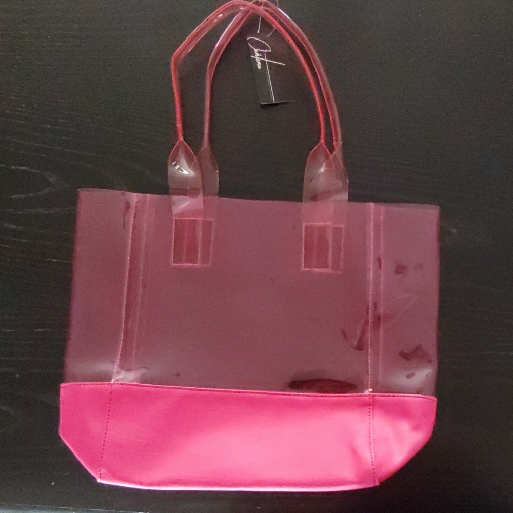 Pink Clear Bag